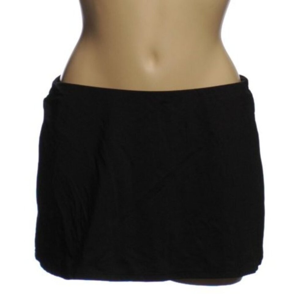 NAUTICA Black Swimskirt Bottom - Sz 8 - NEW